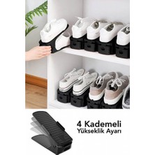 Piev Ayarlanabilir Ayakkabı Rampası Dolap Içi Düzenleyici Organizer 12 Li