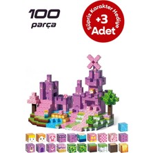 Minecraft Manyetik Küp Blok Yapı Taşı 100 Parça
