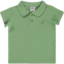Civil Baby Dinozor Nakışlı 6-18 Ay Tişört - Haki