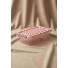 Bereketli Store Gondol Sigma 2 Bölmeli 500 ml Kapaklı Saklama Kabı | Kahvaltılık ve Çerezlik