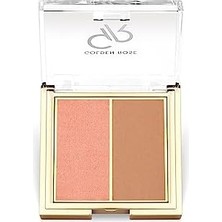 Blush Duo No: 01 Rose & Nude - Ikili Mat ve Allık