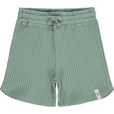 Civil Boys Basic Waffle 10-13 Yaş Şort - Yeşil