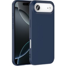 Lyon Tech Apple iPhone 17 Air Kılıf Zore Mara Lansman Kadife Iç Yüzeyli Silikon Koruyucu Kapak