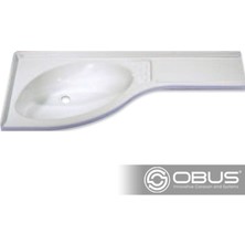 Obus Karavan Comet Fiber Sol Banyo Lavabosu