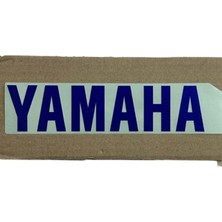 Moto Express 20X5CM Yamaha Yazısı Etiketi Sticker Mavi
