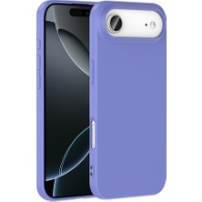 Lyon Tech Apple iPhone 17 Air Kılıf Zore Mara Lansman Kadife Iç Yüzeyli Silikon Koruyucu Kapak