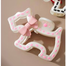 Lwp Shop Pandan Design Tasarım Pembe Saç Tokası