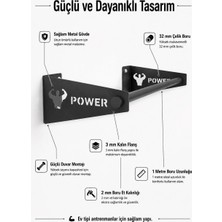 Fatih Metal Dekorasyon Barfiks Aleti - Barfiks Demiri - Barfix Çubuğu - Demir Bar(Antrasit Gri) (Power)