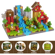 Minecraft Manyetik Orman Temalı Blok Oyuncak - 200 Parça
