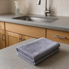 jantistore Ultra Shine 40X60 Mikrofiber Temizlik ve Kurulama Bezi - Gri