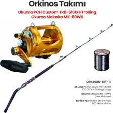 Okuma Makaira MK-80WII - Okuma Pch Custon Trolling - Orkinos Seti 11
