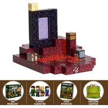 Minecraft Manyetik Portal Temalı Blok Oyuncak - 128 Parça