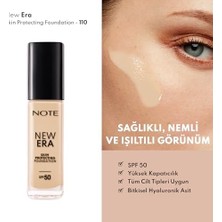 New Era Skin Protecting 110 Soft Ivory Nemlendirici Etkili Spf 50 Hyaluronik Asitli Fondöten