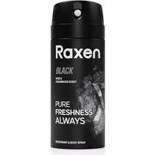 Raxen Erkek Deodorant Spreyi - Serisi - 150ML - Etkili Ter Kokusu Önleyici - Alüminyumsuz ve Leke Bırakmayan Formül - Gün Boyu Ferahlık Veren Erkek Vücut Spreyi