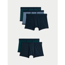 Marks & Spencer 5'li Pamuk Karışımlı Cool & Fresh Trunk