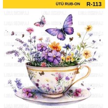 Lora Dekopaj Ütü ile Rub On Transfer Kağıdı R-113 30X30 cm