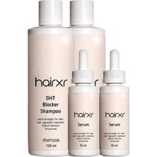 Solmazlar Online Hairx 2 Adet Saç Şampuanı ve 2 Adet 30 ml Ölçeğinde Saç Serumu Sağlam Parlak Uzun Güçlü Yeni Saçlar