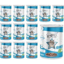 Get Store Jöleli Balıklı Kedi Konserve Mama - 400 gr x 12 Adet