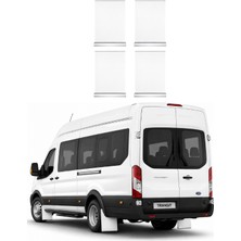 Otokap Universal Ford Transit Ön Arka Beyaz Krom Detaylı 4 Lü Set Paçalık Takımı Çamurluk Tozluk Aksesuar