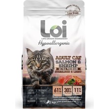 Loi Steril Somon ve Karidesli Kısır Kedi Maması 2 kg