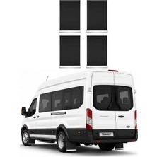 Otokap Universal Ford Transit Ön Arka Siyah Krom Detaylı 4 Lü Set Paçalık Takımı Çamurluk Tozluk Aksesuar