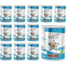 Get Store Yetişkin Köpek Için Balıklı ve Jöleli Konserve Mama, 400 gr x 12 Adet
