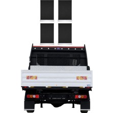Otokap Universal Ford Transit Kamyonet Ön Arka Siyah Krom Detaylı 4 Lü Set Paçalık Takımı Çamurluk Tozluk Aksesuar