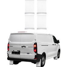 Otokap Universal Ford Transit Custom Ön Arka Beyaz Krom Detaylı 4 Lü Set Paçalık Takımı Çamurluk Tozluk Aksesuar