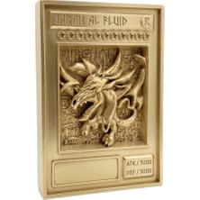 Shaco Design Yugioh Slifer The Sky Dragon Altın 3D Kart