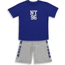 Civil Boys Ny 95 Baskılı 10-13 Yaş Takım - Mavi