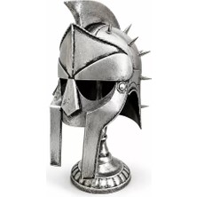 Fta Ticaret Spartalı Gladyatör Miğferi Biblosu - Metal - 45X20 cm Dekoratif Obje