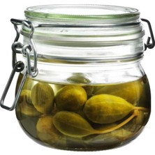 Get Store 0,5 L Kapaklı Şeffaf Cam Kavanoz