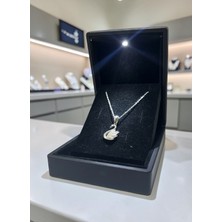 Anka Mücevherat Işıklı Kutuda 925 Ayar Gümüş Kuğu Kadın Kolye