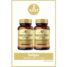Solgar Gentle Iron 17 Mg 90 Kapsül 2 Adet