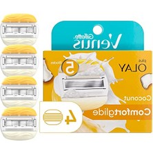 Get Store Gillette Venus Comfortglide Womens Razor Blade Refills, 4 Count, Infused With Olay Coconut Scent