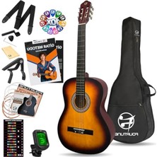 Get Store 4/4 Klasik Gitar Seti, Ayarlanabilir Sap ile Sunburst Renk Seçeneği
