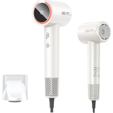 Xo Dijital Ekranlı Saç Kurutma Makinesi – 1600W Güçlü Fırçasız Motor, 3 4 Sıcaklık Ayarı, Ambient Işık,