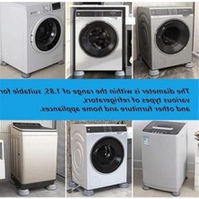 Get Store Titreşim Önleyici Kauçuk Ayak Pedleri - 4'lü Set