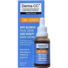 Derma CC Laboratories Anti- Day Facial Serum, 30ML, With Niacinamide, Arbutin, Panthenol Aloe Vera