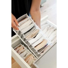 Get Store 5 Adet Gri Akordiyon Çekmece Düzenleyici Organizer, Medium Boyut
