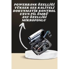 Fta Ticaret Dijital Göstergeli Powerbank Kulaklık ve 7 Kordonlu Yeni Nesil Akıllı Saat Amoled E