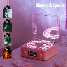 Empressco Şarjlı Kablosuz Retro Pikap ve Projektör ile Bluetooth Hoparlör