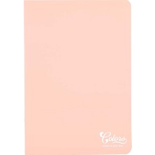 Hepta Collection A5 60 Yaprak Çizgili Defter, Somon