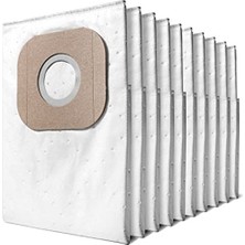 Get Store Kuru Elektrikli Süpürgeler Için Keçe Filtre Torbaları, 10 Adet
