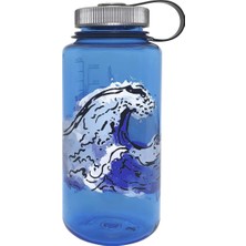 Nalgene Unisex – Yetişkin Su Şişesi, Elements Mavi, 900 ml
