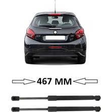 CME PARTS Peugeot 208 Hb 2012-2019 Uyumlu Sağ + Sol Takım Bagaj Amortisörü 2 Adet 467MM 9673083680