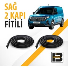 B&M Kauçuk Ford Courier Panelvan (2023-2025) Sağ Ön ve Arka Kapı Fitili BM01815