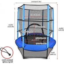 Get Store Çocuk Trambolini, 140 Cm, Güvenli ve Dayanıklı Zıplama Eğlencesi