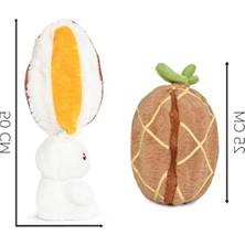 Get Store Fermuarlı Meyve Çantası Içindeki Peluş Çilek Tavşan, 40 cm Boyut