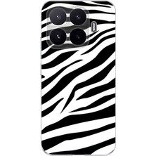 TechTree Xiaomi 17T Uyumlu Zebra Tasarımlı Baskılı Silikon Kılıf